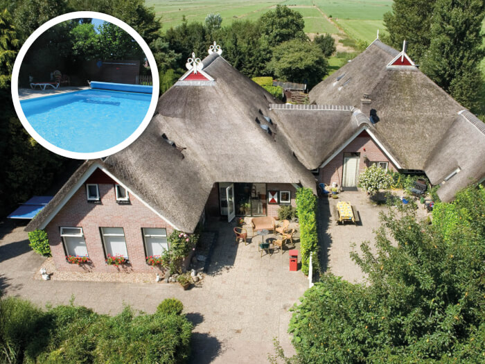 Vakantiehuis in Blesdijke (Friesland) voor 30 personen met 13 slaapkamers, foto 1